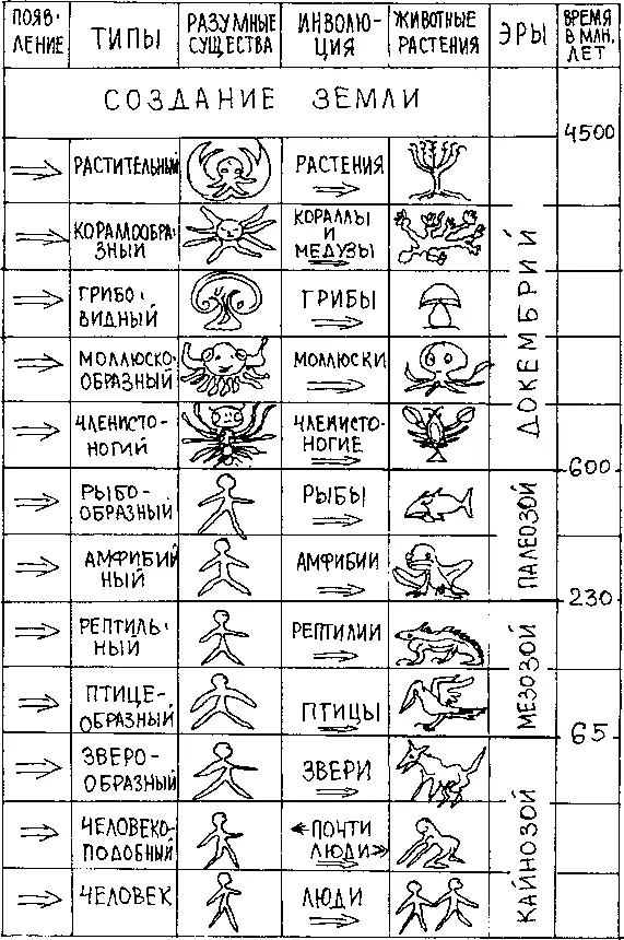 Крупные группы животных согласно палеонтологической летописи имеют независимый - фото 2