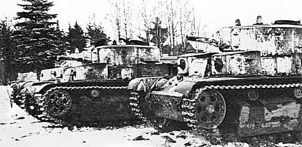 Танки перед атакой Карельский перешеек февраль 1940 года 17 декабря 1939 - фото 35