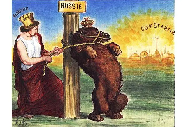 Оноре Домье Карикатура времен Крымской войны 1854 Европа и не Европа - фото 21