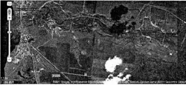 Военный объект в правой части фотографии с карты Google Границы военного - фото 55