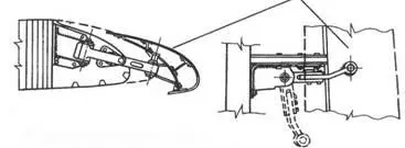 Механизм выпуска предкрылка Техническое описание самолета Ла7 Истребитель - фото 110