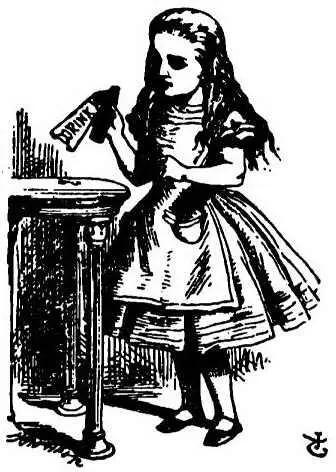 It was all very well to say Drink me but the wise little Alice was not going - фото 7