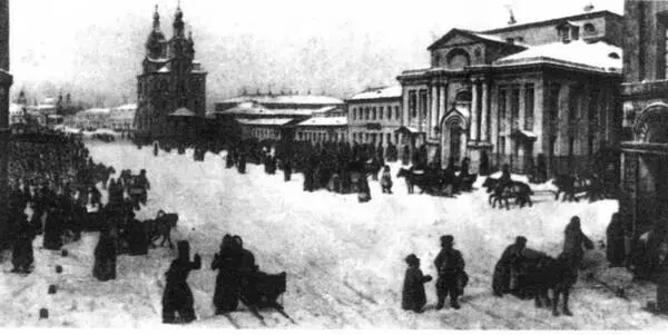 Москва Охотный Ряд Литография А Гудона Журнал Вестник промышленности и - фото 47