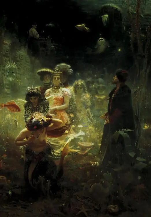 И Е Репин Садко в подводном царстве Масло 1876 год И Е Репин - фото 64