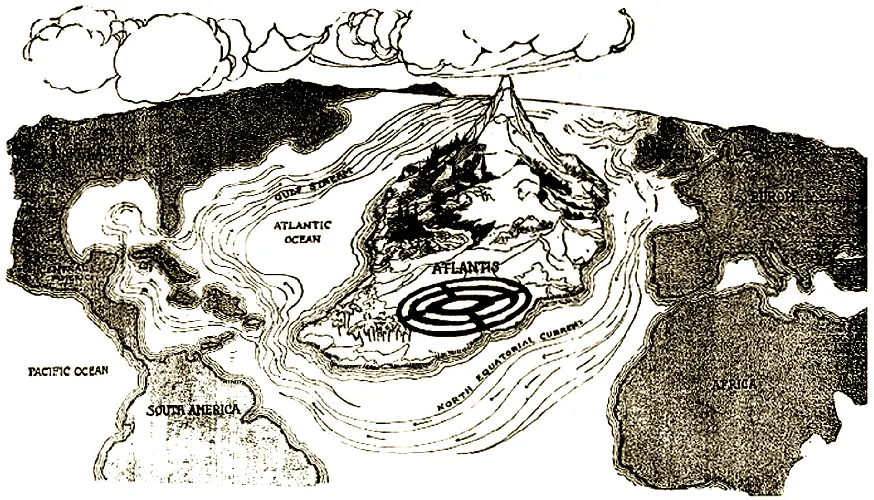 Реконструкция затерянного континента Атлантиды сделанная согласно - фото 4