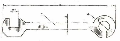 Рис 6 Жамка размеры даны в миллиметрах Длина L Диаметр d Ширина h - фото 6