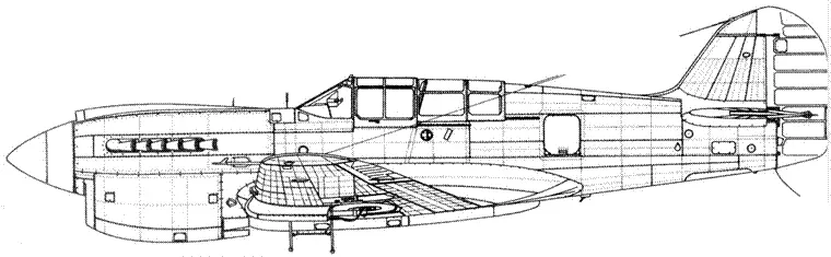 Curtiss Р40К1 CUP40EF разведывательный Curtiss P40K1CU со штыревой - фото 74