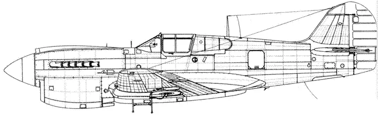 Curtiss P40K1CU со штыревой антенной Curtiss Kittyhawk III с британской - фото 75