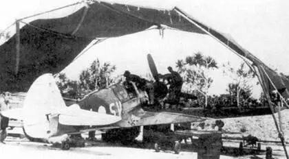 Kittyhawk Мк III 429361 из 76й эскадрильи R4AF ЛосНегрос 1944 год - фото 42