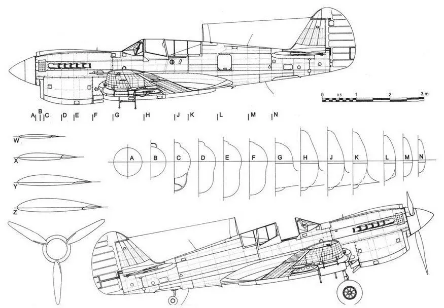 Curtiss P40N35 с развернутым подвесным баком практиковалось в 80й FG - фото 54