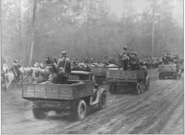 Части Красной армии на марше Западная Белоруссия Сентябрь 1939 г Жители - фото 8