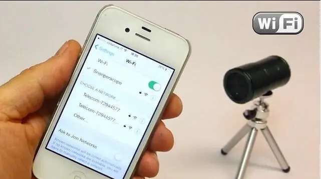 Snooperscope подключается по WiFi к смартфону и использует его экран как - фото 60