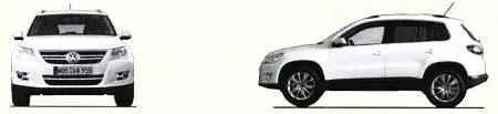 Технические характеристики Tiguan 14TSI Количество двереймест 55 - фото 43