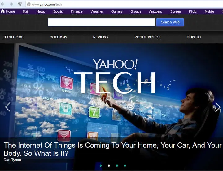 Новый портал Yahoo Tech По его словам в центре внимания проекта окажутся все - фото 29