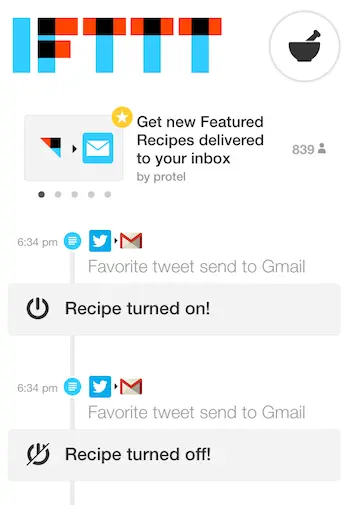 7 Получаем уведомления IFTTT под Android Для портативных устройств под - фото 82