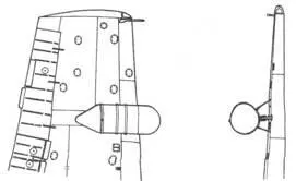 F6F5E фрагмент крыла с радаром ANAPS4 F6F5E F6F5N - фото 108