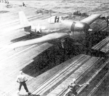 F6F3ui VF19 авианосец Lexington 10 октября 1944 года Филиппинская - фото 142