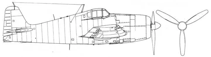 XF6F3 с винтом Гамильтон Стандарт XF6F4 крыло с 20мм пушками XF6F3 - фото 90