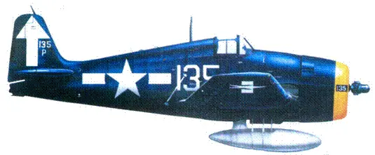 F6F5 из VF84 авианосец Банкер Хилл февраль 1945 г F6F5N из - фото 118