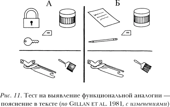 Сара успешно выполнила целый ряд таких тестов на функциональную аналогию - фото 11