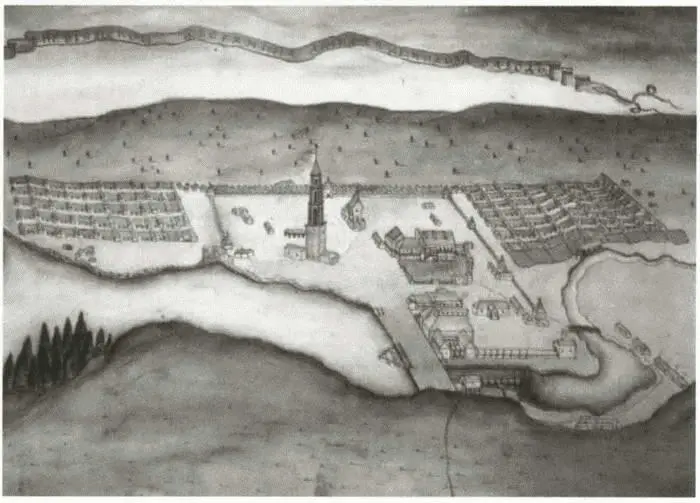 Невьянский завод в середине 1730х годов Из рукописи ВИ Геннина Абрисы - фото 15
