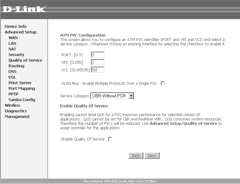 Рис 65 Начало настройки ADSL в DLink DSL2650U Рис 66 Продолжение - фото 35