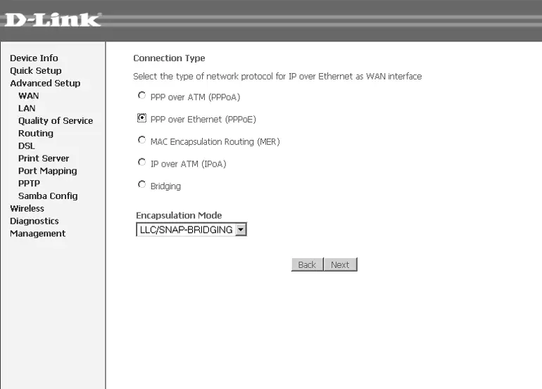 Рис 66 Продолжение настройки ADSL в DLink DSL2650U тип подключения Рис - фото 36