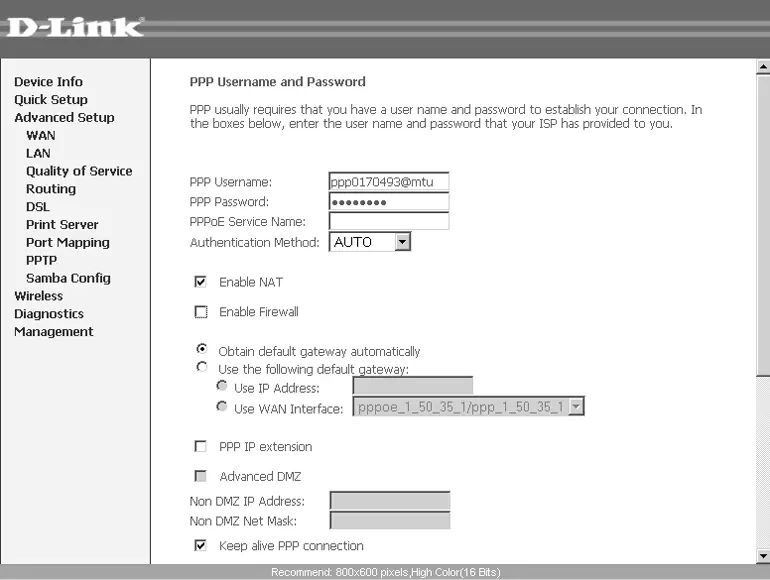 Рис 67 Продолжение настройки ADSL в DLink DSL2650U параметры входа и - фото 37