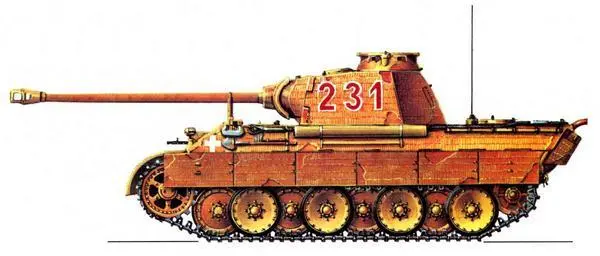 Panther Ausf A 2я рота 1го батальона 6го танкового полка 3й танковой - фото 79
