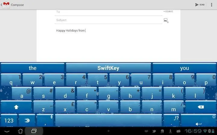 Другой вариант альтернативной клавиатуры SwiftKey Эта виртуальная клавиатура - фото 102