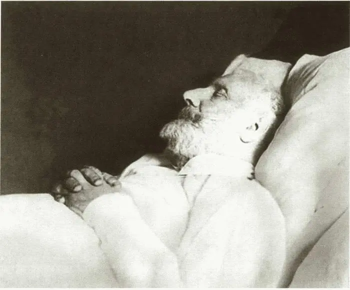 Жюль Верн на смертном одре 24 марта 1905 г Похороны писателя в Амьене - фото 62