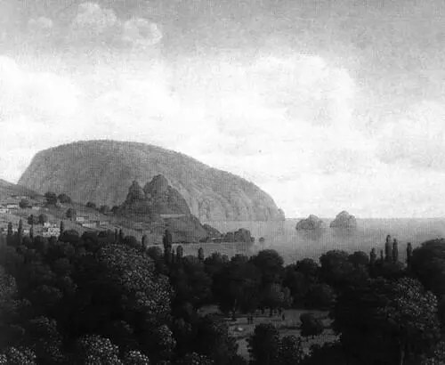 Крым Гурзуф Гравюра К Ф Кюгельгена 1824 М Н Раевская Рисунки А С - фото 12