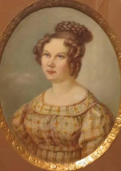Княгиня Е И Трубецкая Миниатюра на слоновой кости Н А Бестужева 1828 - фото 39