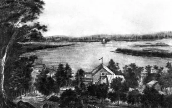 Дача Волконских Камчатник на берегу Ангары Неизвестный художник 1840е гг - фото 54