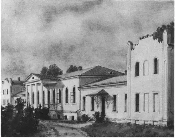 Дом в Нескучном А Б Серебряков 1946 г З Е Серебрякова рисует слева - фото 12