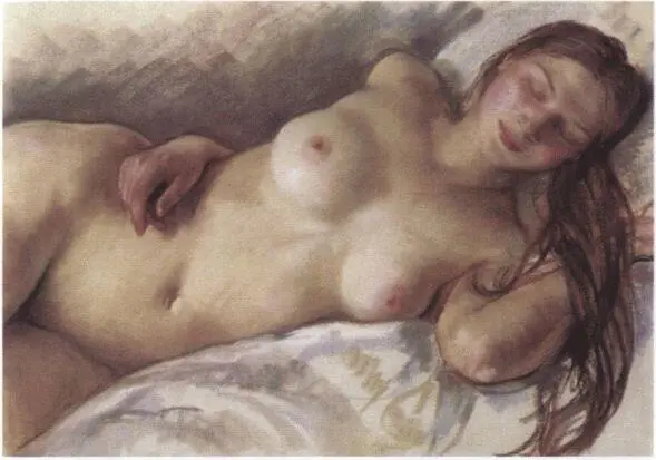 Спящая обнаженная 1934 г Баня 1913 г Жатва 1915 г - фото 38