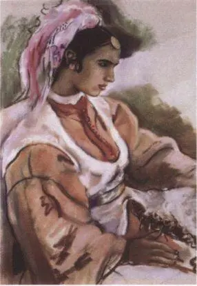 Молодая марокканка в профиль 1932 г Марокканец в синем 1932 г - фото 56
