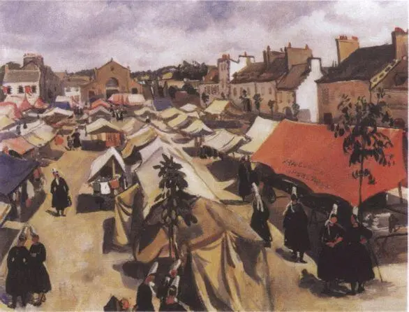 ПонлАббе Рынок 1934 г Молодой фруктовый сад 1908 г Англия - фото 60