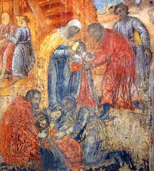 Убийство царевича Димитрия Роспись церкви Царевича Димитрия на Крови - фото 6