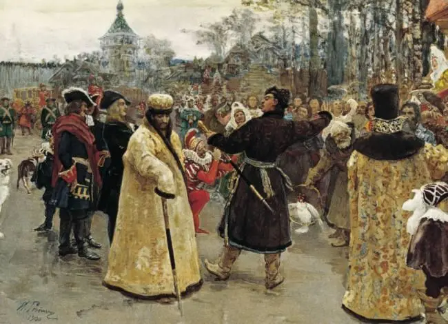Приезд царей Петра и Иоанна Художник ИЕ Репин Стрелецкий бунт Художник - фото 7