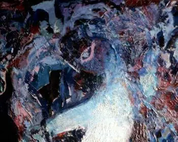 Фрагмент Русалки лицо Два дерева 1966 холст масло 135х95 см - фото 37