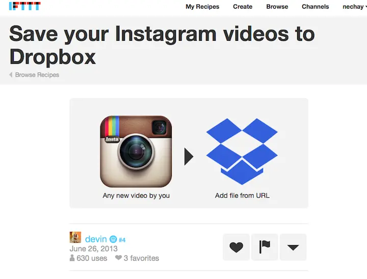 Можно скачивать в Dropbox только те видео которые вам понравились с помощью - фото 68