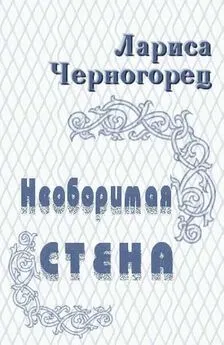 Лариса Черногорец - Необоримая стена