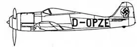 Fw 1901 Fw 190V1 после доработки Fw 190А0 с коротким крылом - фото 1