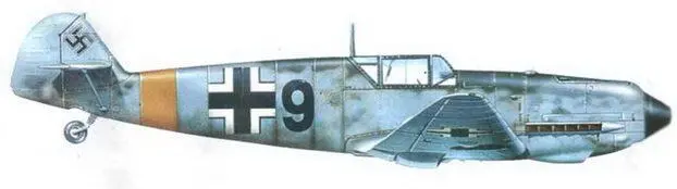 Me 109Т2 из IJG 77 Норвегия осеньзима 1941 года Легендарный Me - фото 183