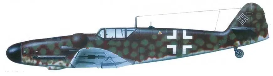 Me 109G 6 из учебной часги район Вунсдорфа Германия май 1945 года Довольно - фото 163