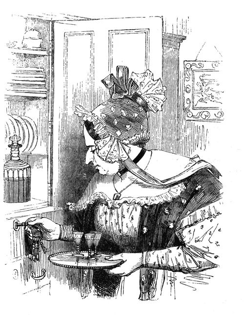 Экономка Иллюстрация из книги Головы людей или Портреты англичан 1840 В - фото 33