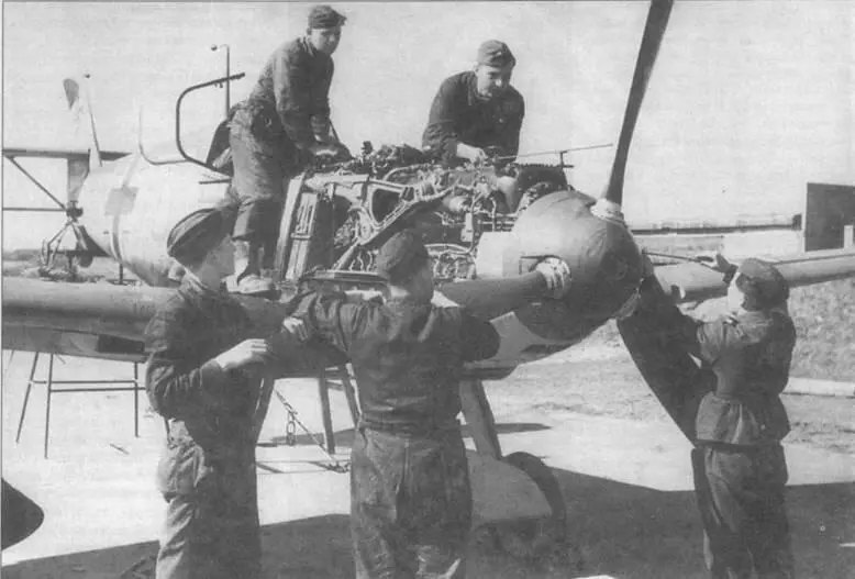 Синхронизация пулеметов на Me 109Е1 весна 1940 года Видны детали - фото 96
