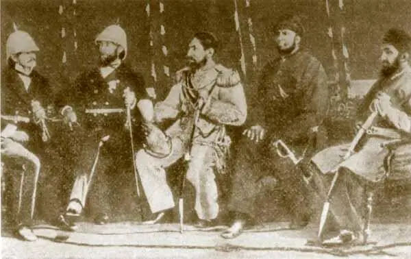 Англоафганские переговоры 1879 г Слева направо Дженкинс Каваньяри - фото 9