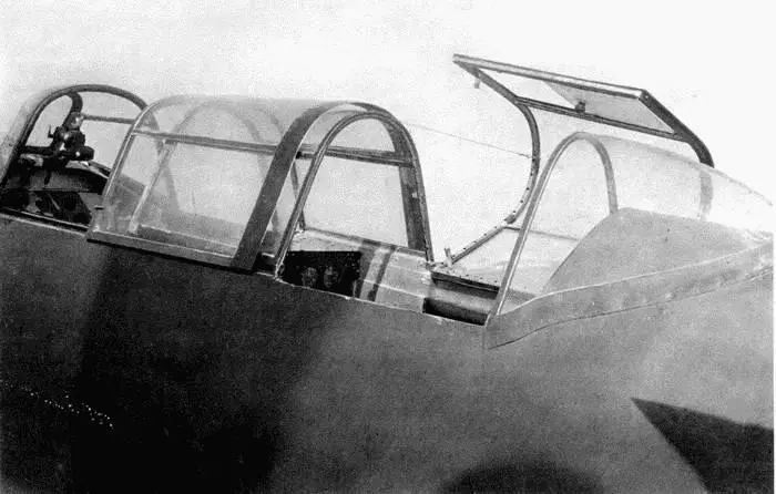 На втором опытном самолете Ла5УТИ завода 21 построенном в 1943 году фонарь - фото 113